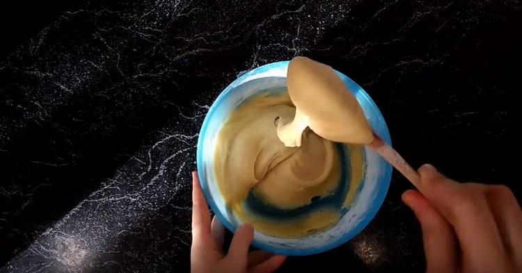 Add the remaining flour and knead a thick dough.