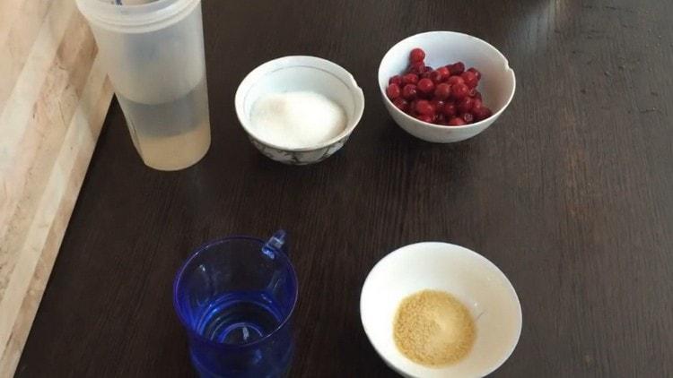 we will need fresh or frozen berries.