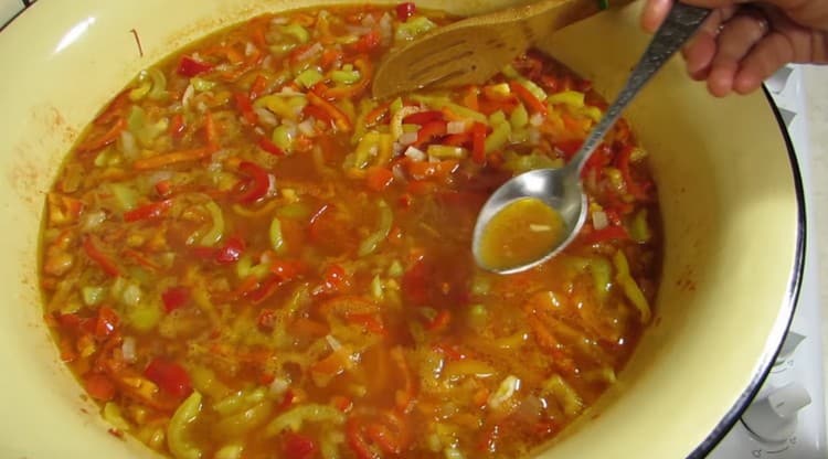 Now you can take a sample from the lecho.