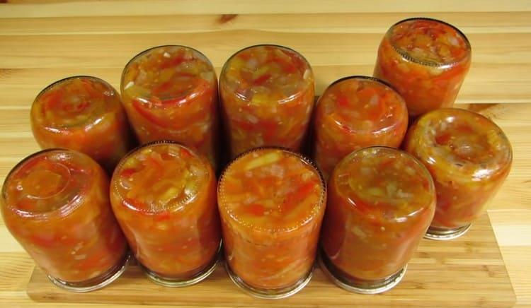 Such a recipe for Lecho, as you can see, is very simple and also quick.