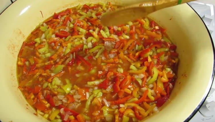 Boil pepper for 15 minutes.