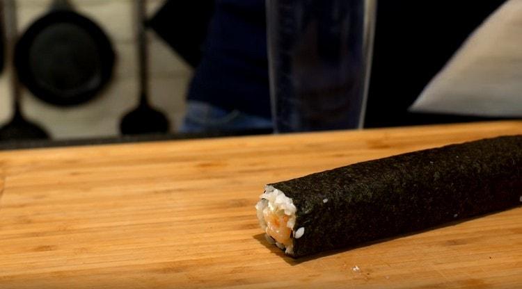 We got a long big roll.