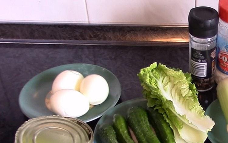 Boil hard-boiled eggs.