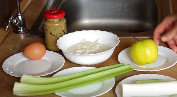 Pre-boil a hard-boiled egg.