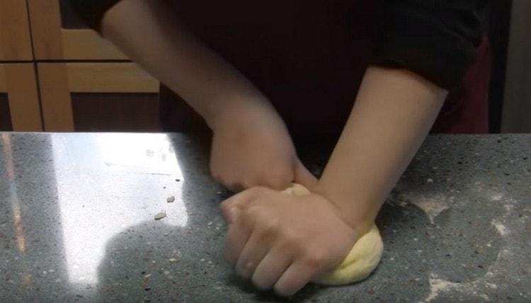 Stretch the dough to make it more elastic.