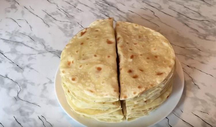 As you can see, dough for kystyby with potatoes, like the dish itself, is easy to prepare.