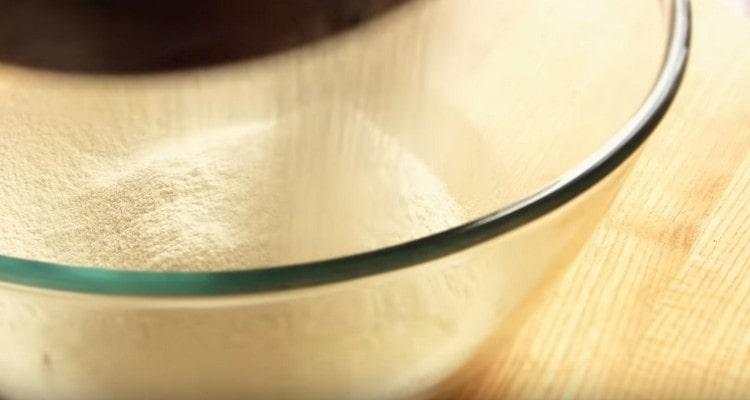 Be sure to sift the flour.