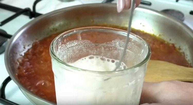 In the remaining water we breed flour.