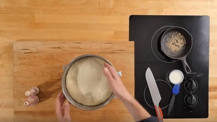 The dough rose well.