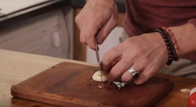 Add garlic for flavor.