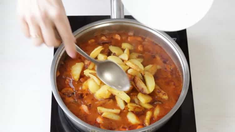 Mix the ingredients to make the basics