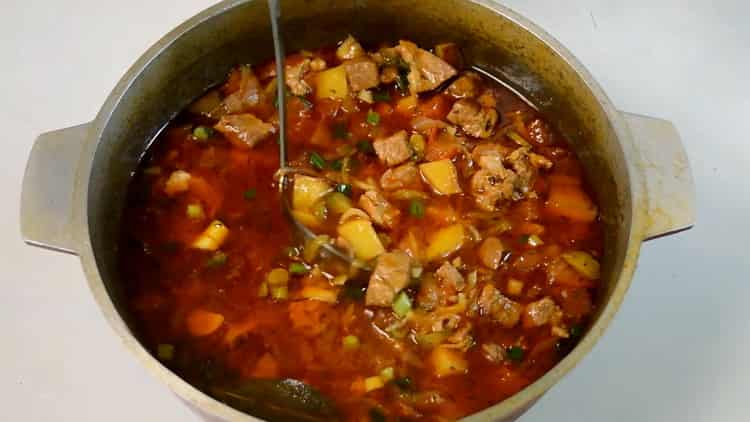 Mix the ingredients to make the basics