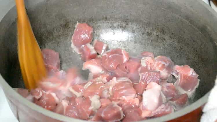 For the basics, chop the meat