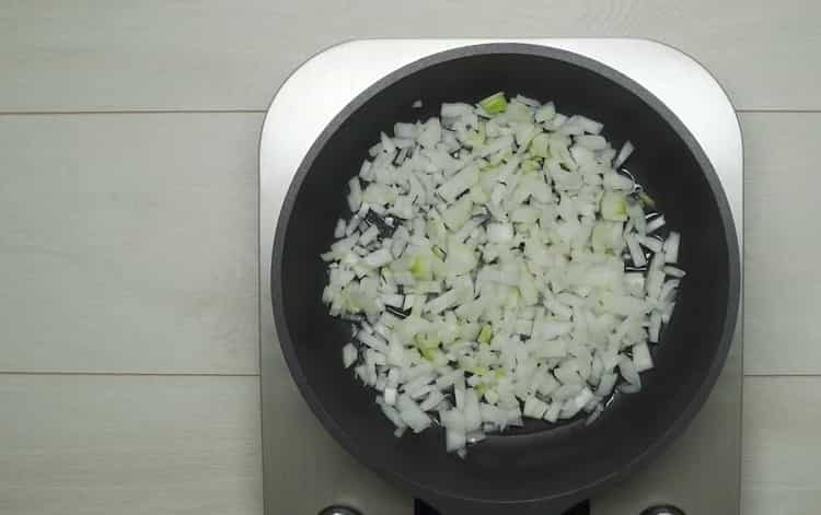 For onion chop the onion