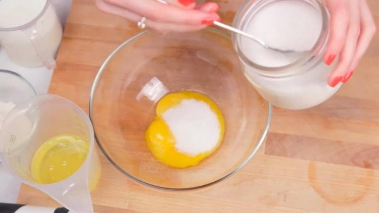 Prepare the ingredients for the pudding