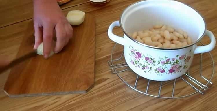 For cooking, chop the onion