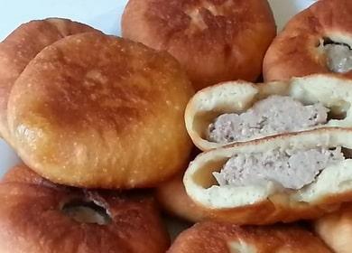Lush meat whites - yeast dough recipe