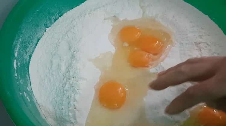 To prepare the dumplings with potatoes, prepare the ingredients