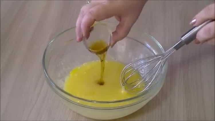 To make waffles, mix the ingredients.