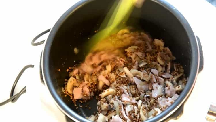 To make buckwheat, add buckwheat