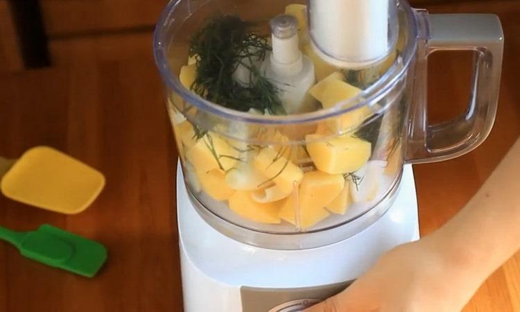 Cooking potato pancakes without eggs.