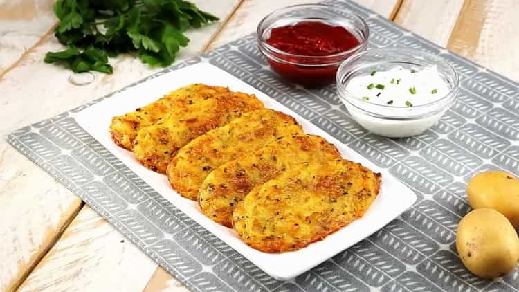 potato pancakes are ready