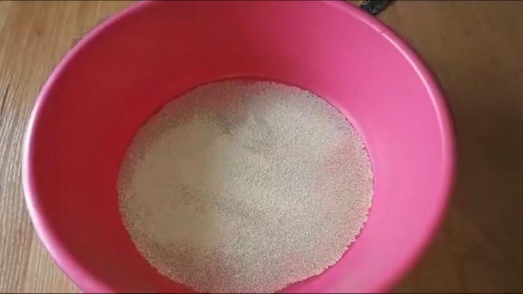 Cooking yeast dough like fluff