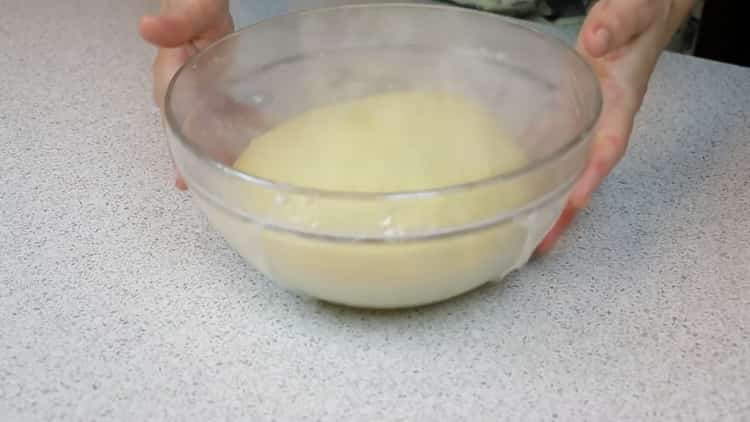 milk yeast dough is ready