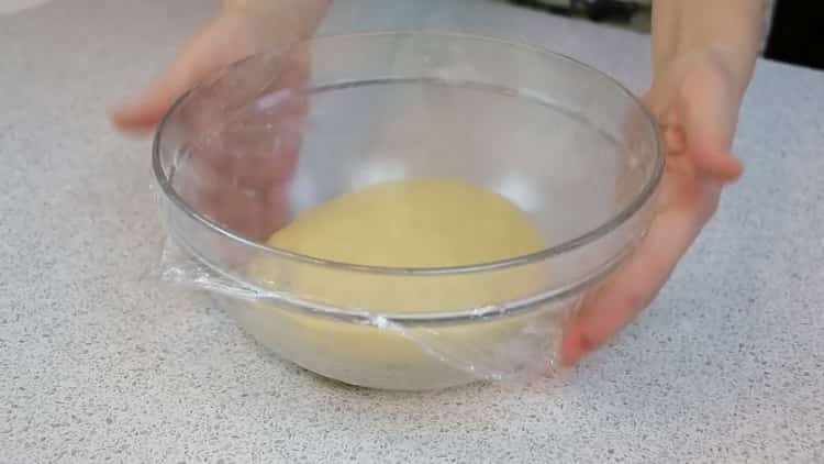 Yeast dough in milk according to a step by step recipe with photo
