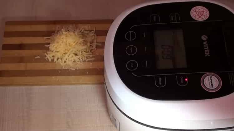 To make julienne grate cheese