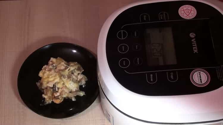 julienne in the slow cooker is ready