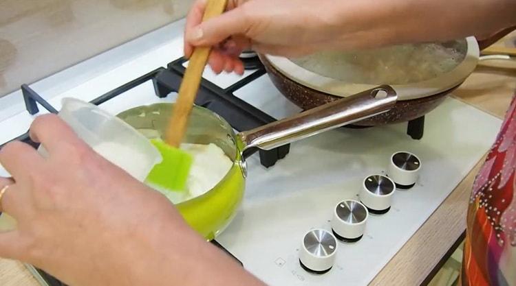 To make julienne add water