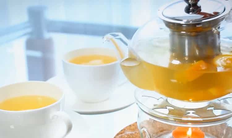 ginger with honey is ready