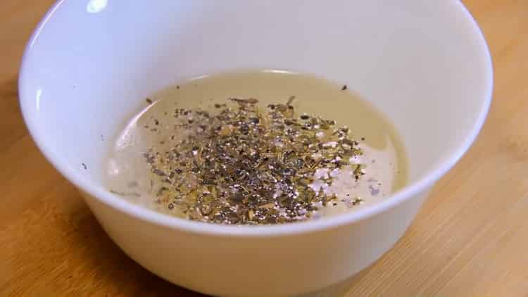 Add spices to make pasta salad