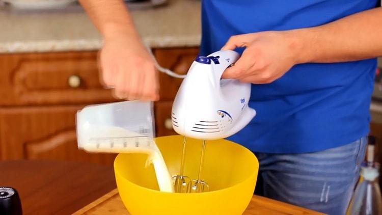 To make pudding, add milk