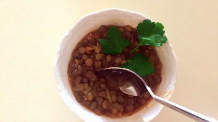 how to cook lentils green