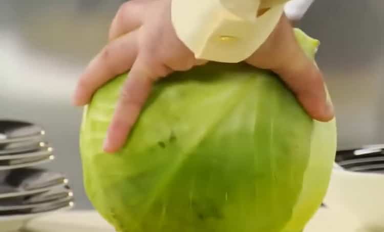 For cabbage, prepare cabbage