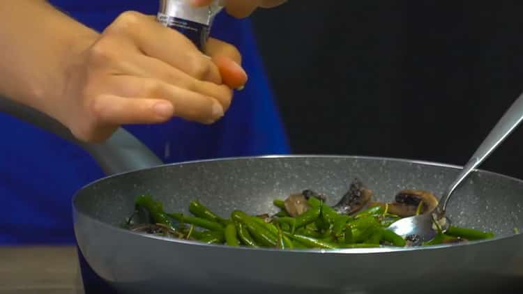 For cooking, salt the dish