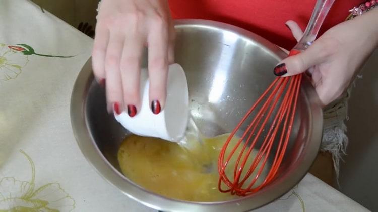Add water to cook