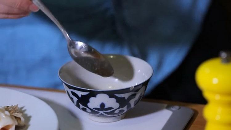 For cooking, prepare the sauce