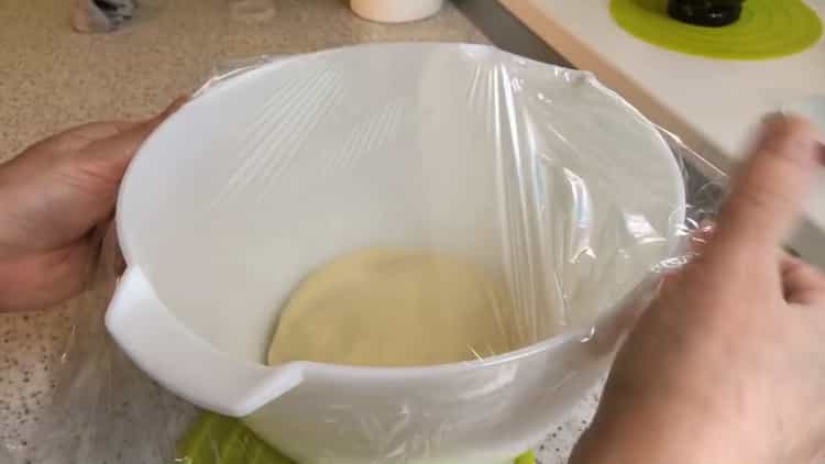 Put the dough in the proofer