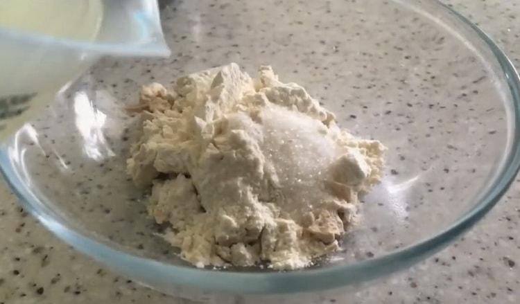 Mix potato dough ingredients