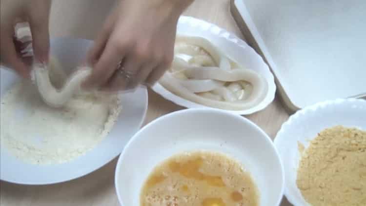 Prepare a breading to cook