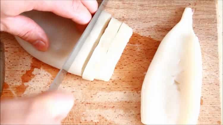 For cooking, prepare the klmara