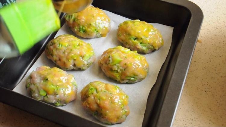 Preheat the oven for cooking