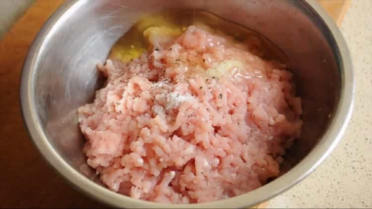 To prepare the cutlets, prepare the ingredients