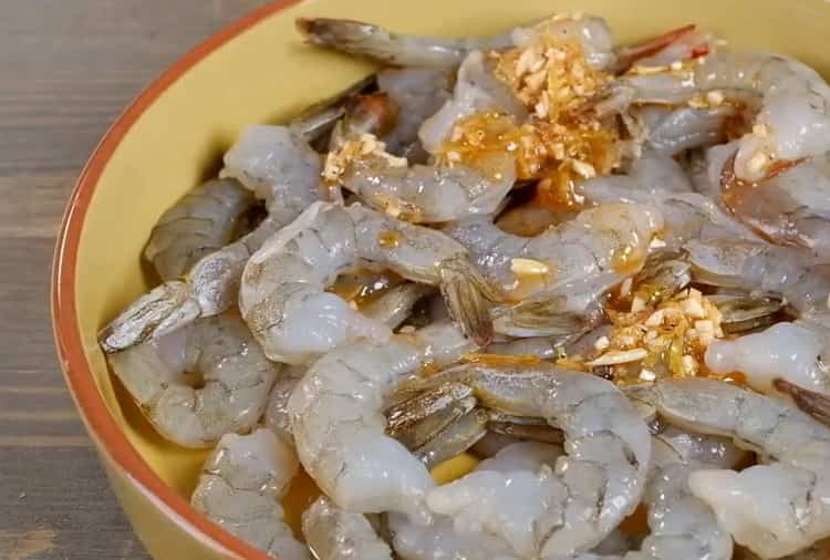 Cook the shrimp in the oven