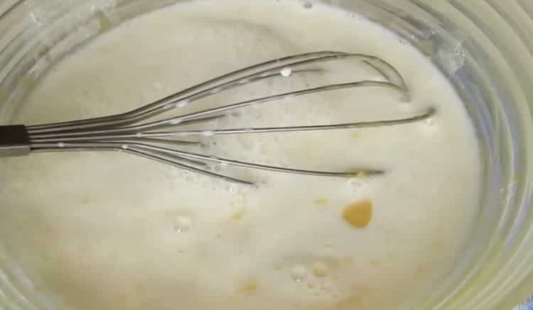 To prepare the cream, prepare the ingredients