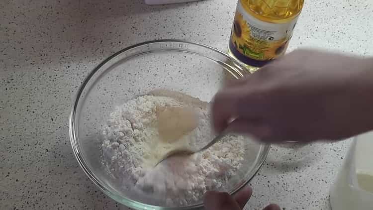 Cooking pita bread for shawarma