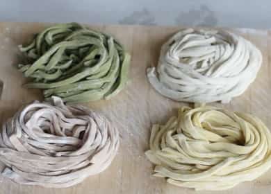 Udon noodles step by step recipe with photo